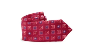 Michael Kors Boys Diamond Multicolor Woven 100% Silk Tie 52" L 2 1/4" W L37906 - Picture 1 of 2