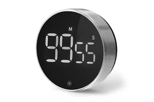 Zack Cundo Stainless Steel Magnetic Digital Kitchen Timer - Picture 1 of 1