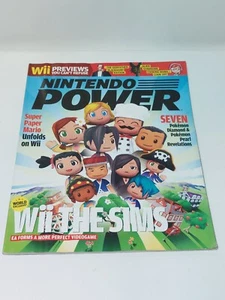 Nintendo Power Video Game Magazine Wii THE SIMS Issue 214 April 2007 with Poster - Imagen 1 de 9