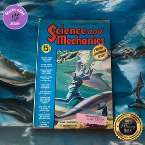 Science and Mechanics (early popular mechanics) Magazine July-August 1940 - Bild 1 von 7