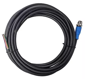 M12 MALE to Wire Lead MOLDED CABLE, STRAIGHT, 8 Pins 5M - Picture 1 of 3
