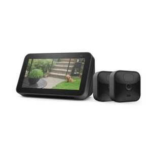 New Blink Weather Resistant Wireless HD Security 2 Cameras w/ Echo Show 5 Bundle - Picture 1 of 1