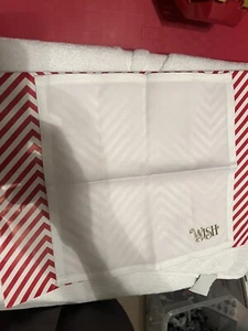 Disney Cruise Line Embroidered DISNEY WISH Bar Napkin Logo - Picture 1 of 3