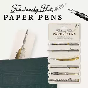 IF Fabulously Flat Paper Pens - Office Stationery IF Flat Paper Pens🚀 - Imagen 1 de 9