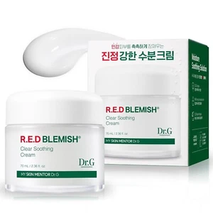 Dr.G RED Blemish Clear Soothing Cream 70ml | Korean Skin Care for Sensitive Skin - Picture 1 of 7