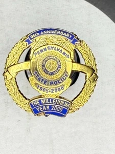 95th Anniversary Pennsylvania State Police 1905-2000 Millennium Lapel Pin Police - Picture 1 of 2