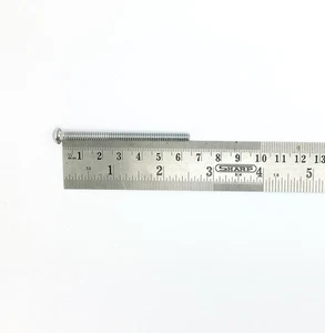 Perno más corto de 65 mm para puertas de hasta 20 mm Uso para perillas de puertas de cerámica Acabado cromado - Imagen 1 de 2