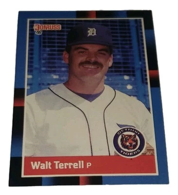 1988 Donruss Walt Terrell #91 Detroit Tigers Baseball ⚾️ Sports Trading Card - Image 1 of 4