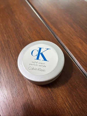 CALVIN KLEIN CK SOLID Perfume Lata .5 OZ Sellado RARO - VINTAGE Envío Rápido Foto 1 de 2