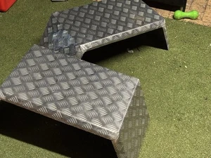 Set of Aluminium Flare Mud Guards Ute, Boat, Trailer. L-1000 W-360 H-450. - Picture 1 of 5