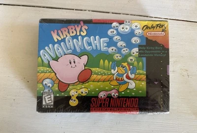 Kirby's Avalanche Super Nintendo Entertainment System New Factory Sealed SNES - Image 1 of 4
