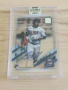 2021 Topps Clearly Authentic Alex Kirilloff Acetate RC Auto #CAA-AKI - Bild 1 von 2