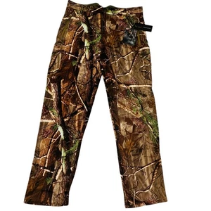 ESDY Mens Shark skin Camo Pants Soft Shell Waterproof  XXL Fleece Lined 38x31 - Picture 1 of 12
