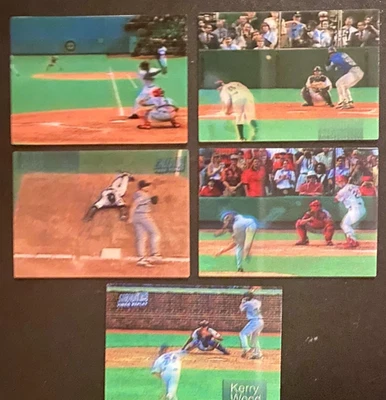1999 TOPPS STADIUM CLUB VIDEO REPLAY HOLO 's COMPLETE 5 CARD SET KEN GRIFFEY JR. - Image 1 of 2