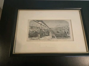1859 biliardo incisione/stampa, Michael Phelan's Biliardo Saloon, BELLO! - Foto 1 di 9