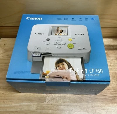 Brand New CANON Compact Photo Printer SELPHY CP760 - Image 1 of 4