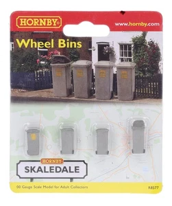 R8577 Hornby Skaledale OO Gauge Wheel Bins (Pre-Owned) - Picture 1 of 1