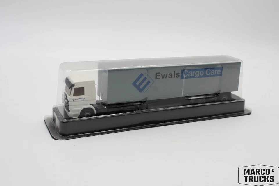 EFSI Scania 143 450 Box Semi-Trailer Truck “Ewals Cargo Care” 1:87 /E38 - Image 1 of 1