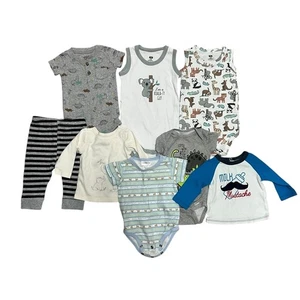 Lote Ropa Bebé Niño 3-6M y 0-3M Carter’s Gerber Absorba Tops Body Pantalones - Imagen 1 de 17