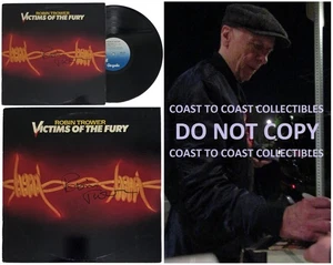 Robin Trower Signed Victims of the Fury Album COA Proof Autographed Vinyl Record - Picture 1 of 5