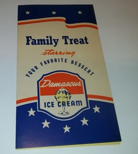 Libro de recetas de helados de colección Damasco Dairy Oregon folleto familiar años 40 - Imagen 1 de 7