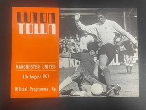 Luton Town V Manchester United 1971/72 04-08-1971 amistoso de pretemporada - Imagen 1 de 1