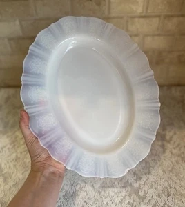 Macbeth-Evans American Sweetheart Monax 13″ Oval Platter w/ Back Center Design - Picture 1 of 11