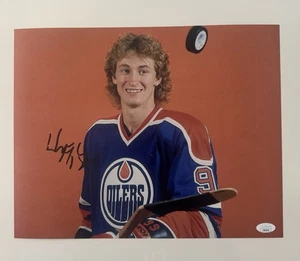 Wayne Gretzky Edmonton Oilers  Autographed 11x14 Photo JSA COA - Picture 1 of 1