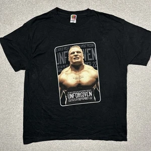 Camiseta De Colección Brock Lesnar Talla Extra Grande Negra 2002 Unforgiven Promo WWE - Imagen 1 de 6