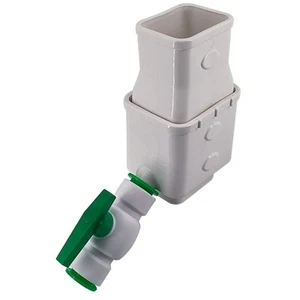 Rainwater Collection System Gutter Downspout Diverter Kit Rain Barrel Divert - Picture 1 of 7