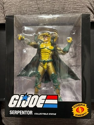 G.I. Figura clonada estatua Emperador cobra Joe Serpentor 2020 NUEVA por Hasbro PCS Foto 1 de 2