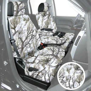 For Isuzu Rodeo 01 Saddleman TrueTimber 2nd Row MC2 Snow Camo Custom Seat Covers - Picture 1 of 5