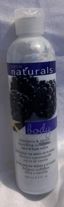 Avon Naturals Blackberry & Vanilla Nourishing Hand & Body Lotion 8.4 oz nos - Picture 1 of 3