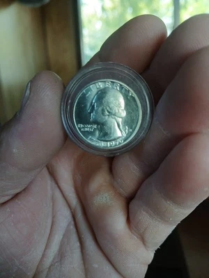 Cuarto de plata Washington 1976-S prueba 25c en cápsula OGP como nuevo en Estados Unidos, 1 moneda de plata Foto 1 de 2