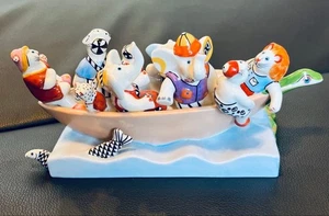 Villeroy & Boch Benedikt Sportboot Katzenfigur - Bild 1 von 6