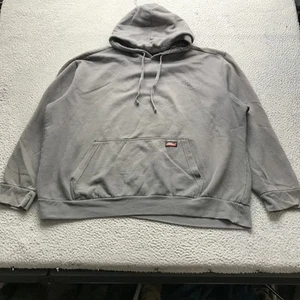 Dickes Genuine Sweatshirt Hoodie Mens 2XL Long Sleeve Graphic Logo Gray Black - Picture 1 of 11