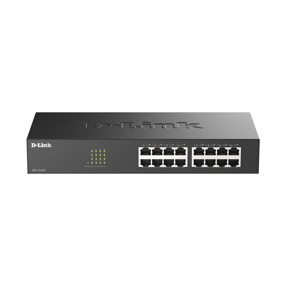 D-Link DES-1016D 16-Port Desktop Fast Ethernet Switch DES1016D - Image 1 of 1