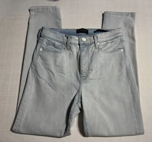Banana Republic High Rise Skinny Light Wash grau Gr. 27 Reg Jeans Denim sehr guter Zustand - Bild 1 von 7