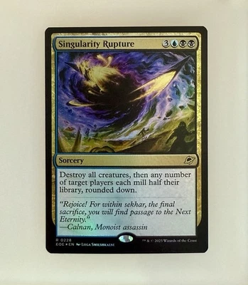 Magic the Gathering - Singularity Rupture Edge of Eternities Foil NM - Image 1 of 2