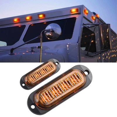 Marker Lights Marker Light 3.38in 4pcs LED 93mm/3.7inch DC 12V-24V For Trailer - Image 1 of 4