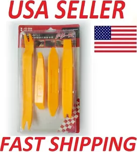 Truck Door Trim Interior Panel Molding Clip Remover Removal Tool yellow 4 pcs - Bild 1 von 1