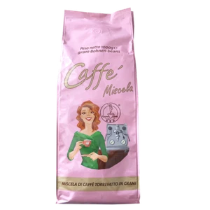 Espresso Perfetto Miscela Classico Rosa, 6 x 1000g ganze Bohnen - Caffe Milano