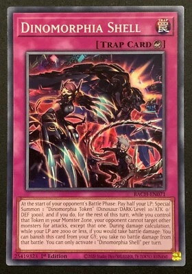Dinomorphia Shell | BACH-EN071 | Common | 1st Edition | YuGiOh TCG - Image 1 of 3