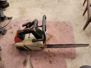 STIHL MS191T Top Handle Chainsaw Strong Running Saw W/ 12" Bar And Chain - Picture 1 of 12