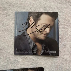 Blake Shelton Autograph Red River Blue CD Booklet No CD Booklet Only - Picture 1 of 2