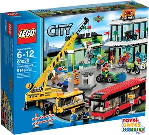 *NEW* LEGO CITY Town Square 60026 Bus Building Crane Street Sweeper Motorcycle - Picture 1 of 6