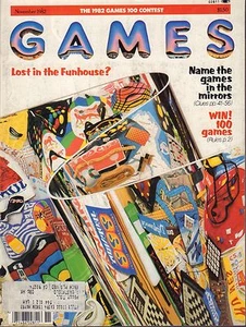 Games November 1982 Lost in The Fun House w/ML 052517nonDBE - Picture 1 of 1