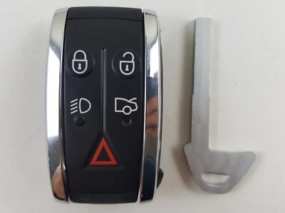 ORIGINAL JAGUAR XK XF 09-15 OEM LLAVE INTELIGENTE MENOS ENTRADA MANDO A DISTANCIA EN BLANCO SIN CORTAR EE. UU. Foto 1 de 4