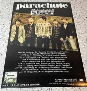 Parachute Band "Losing Sleep" doppelseitiges Promo Poster, Mercury Records, 2009 - Bild 1 von 3
