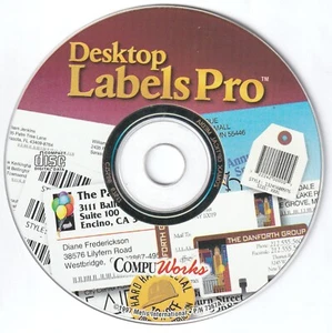 Label Printer Desk Top Labels Pro Design & Print any label Win 95, 98, XP, 7 CD - Picture 1 of 1